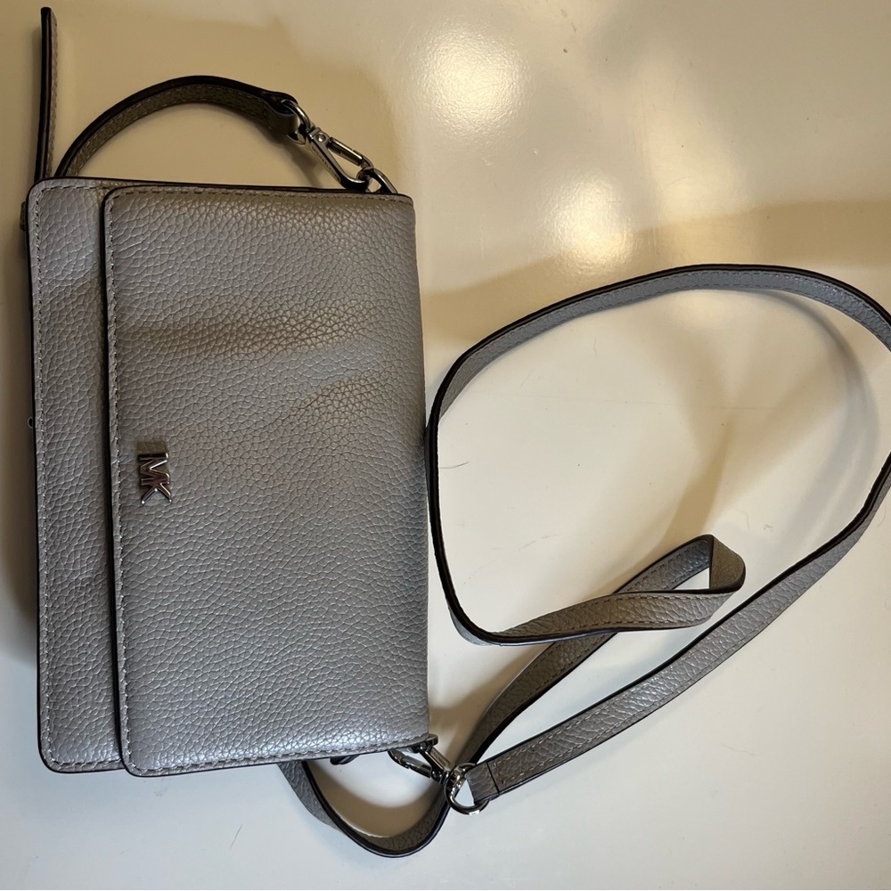 Michael Kors Gray Crossbody Bag